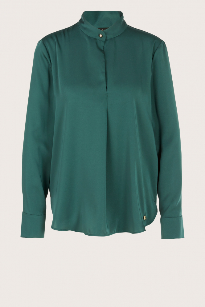 Marc Cain XC 51.22 W08 Blouse lange mouw Groen
