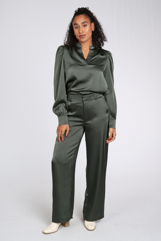Neo Noir 163769 Blouse lange mouw Groen
