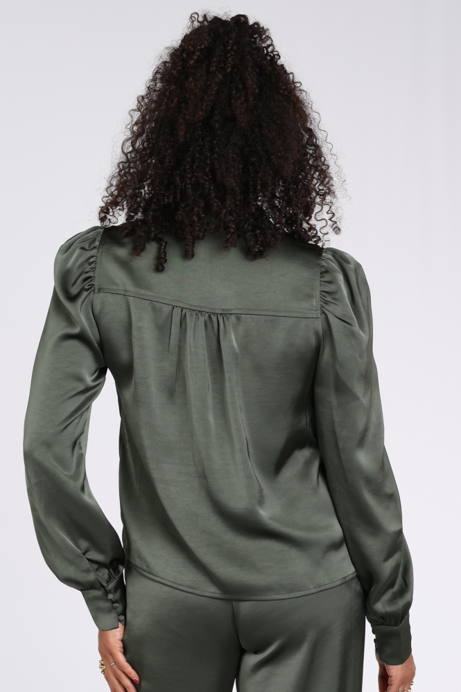 Neo Noir 163769 Blouse lange mouw Groen