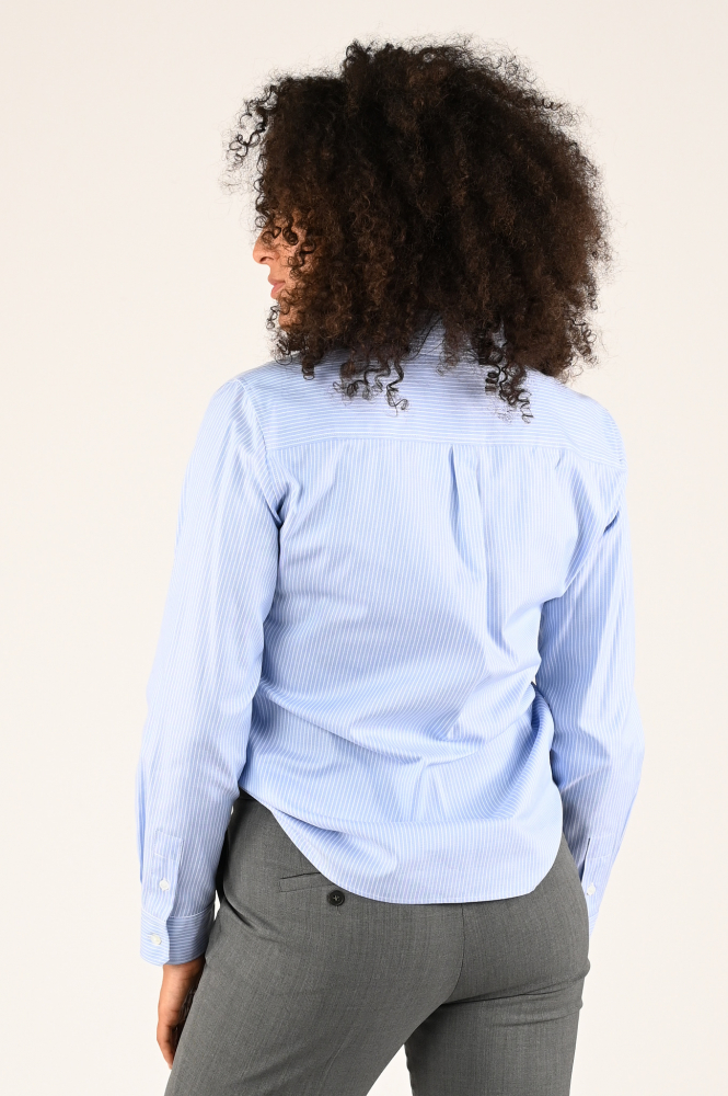 MaxMara Piadena mm10239 Blouse lange mouw Blauw
