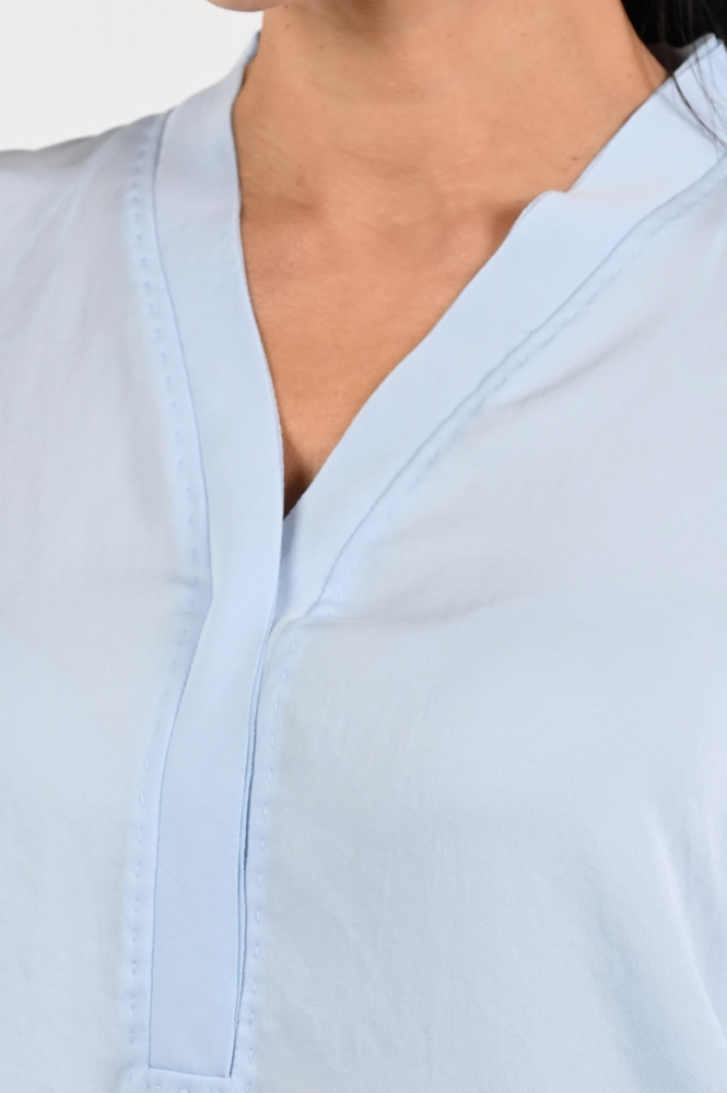 Marc Cain Additions AA 51.03 W39 Blouse lange mouw Blauw