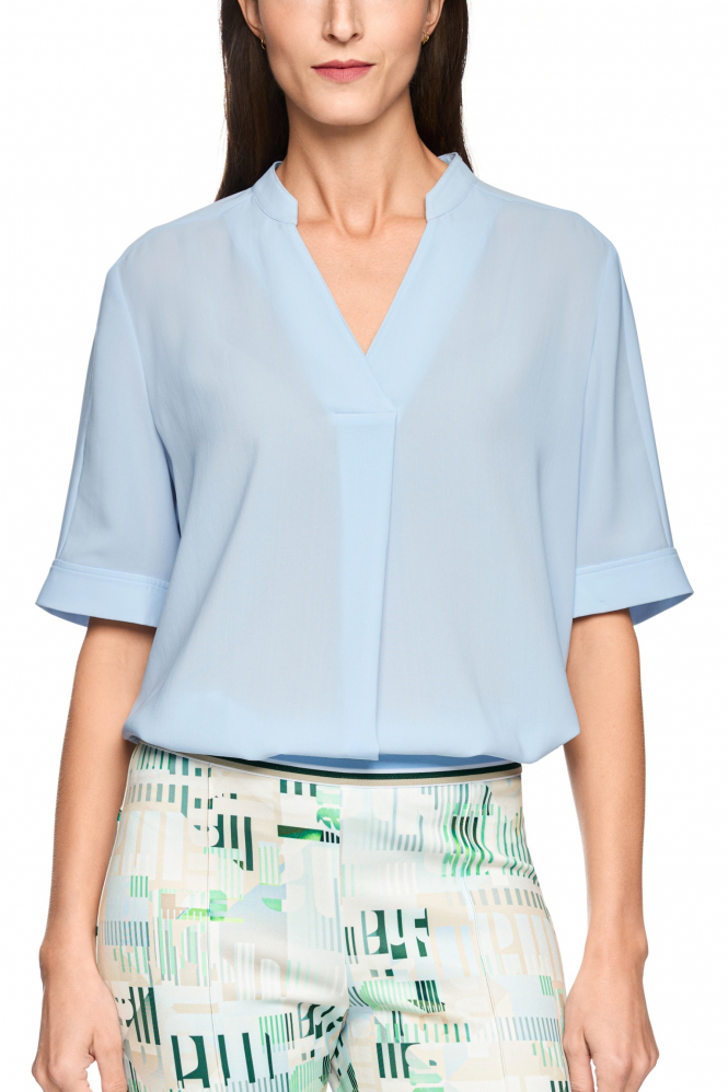 Marc Cain AS 51.12 W70 Blouse lange mouw Blauw