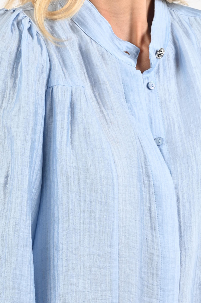 Co'couture 35976 TassyCC Blouse lange mouw Blauw