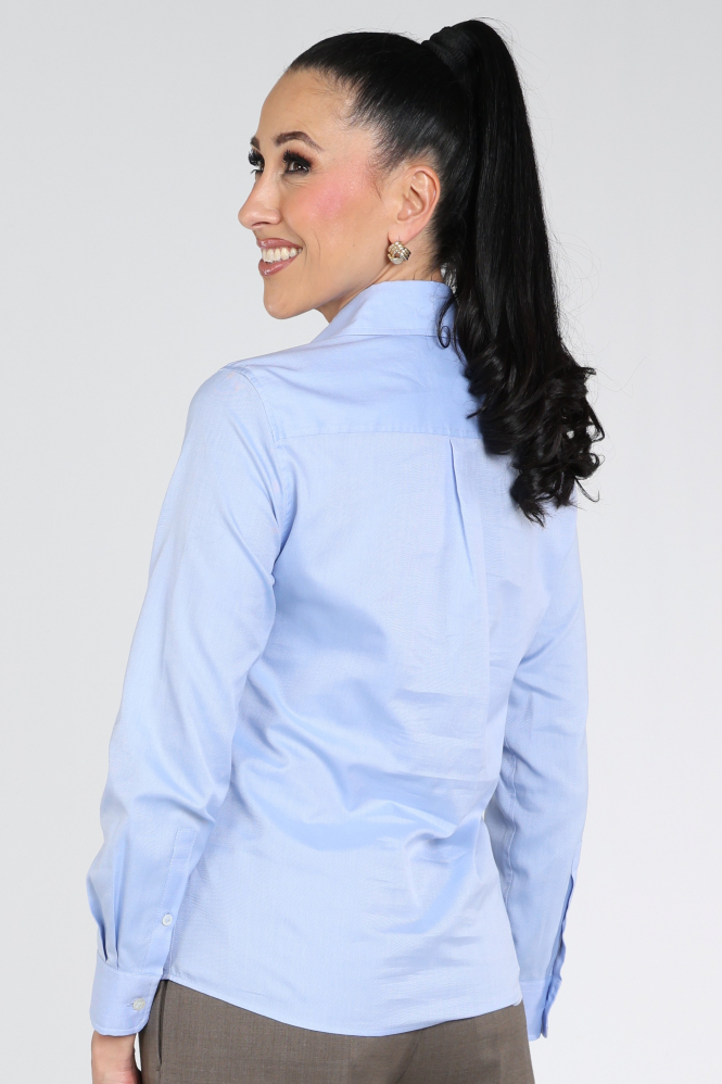 MaxMara Cobalto mm10239 Blouse lange mouw Blauw