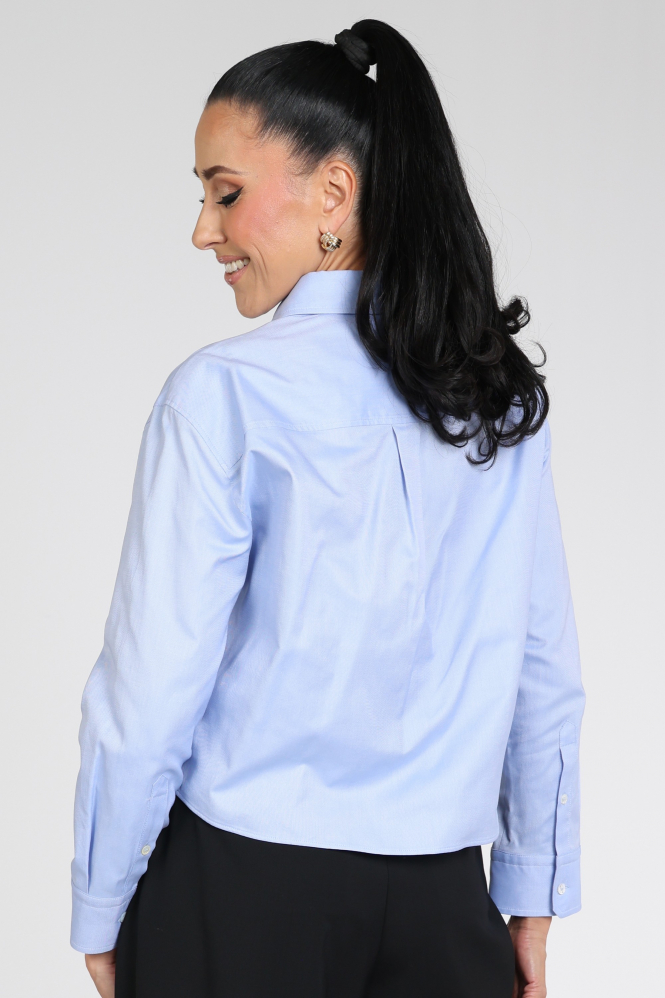 MaxMara nuoro mm10201 Blouse lange mouw Blauw