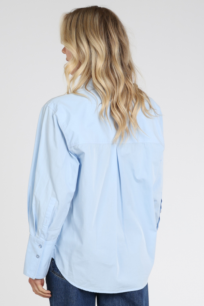 Fabienne Chapot CLTBLS76AW263030 Blouse lange mouw Blauw