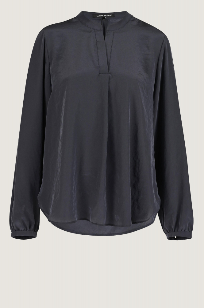 Luisa Cerano 218570-3597 Blouse lange mouw Blauw
