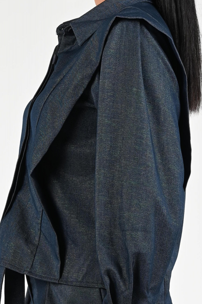 Aimée the label saterday Blouse lange mouw Blauw