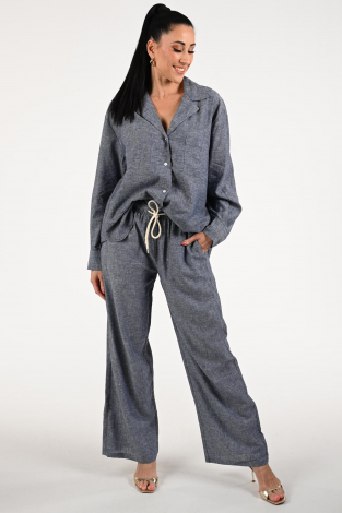 WithBlack wblbrina shirt Blauw