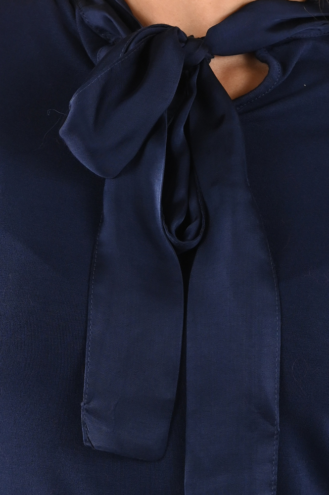 La Fee Maraboutee fgts tableau Blouse lange mouw Blauw