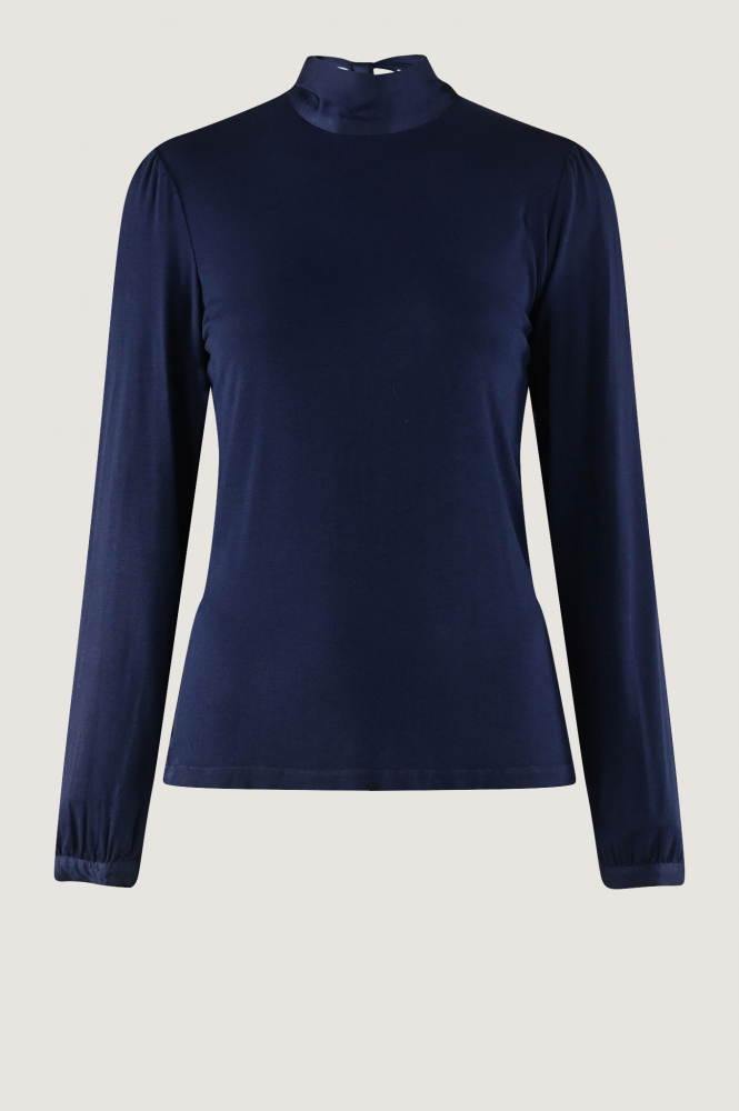 La Fee Maraboutee fgts tableau Blouse lange mouw Blauw