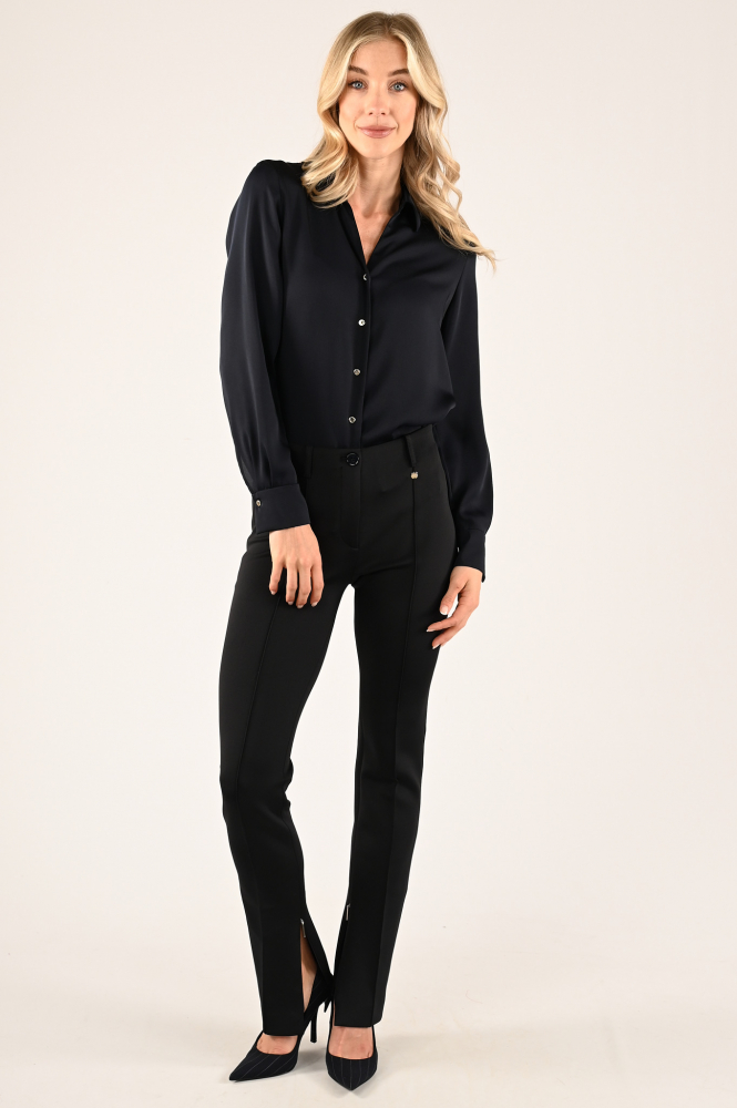Marc Cain XC 51.09 W08 Blouse lange mouw Blauw