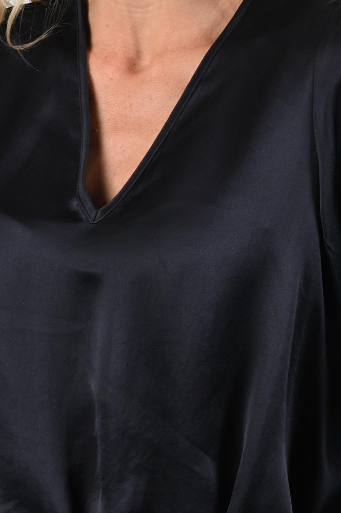 Summum 2s3331-12084 Blouse lange mouw Blauw