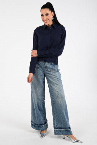 Aimée the label lea longsleeve Blauw