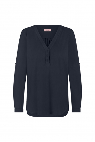 L.O.E.S. by Studio Anneloes Evi blouse  Blauw