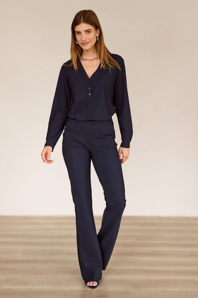 Studio Anneloes 94842 evi Blouse lange mouw Blauw