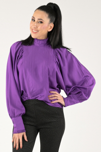Co'couture kira pleat blouse Paars