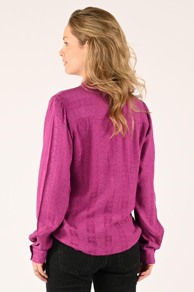 Geisha 33880-85 Blouse lange mouw Paars