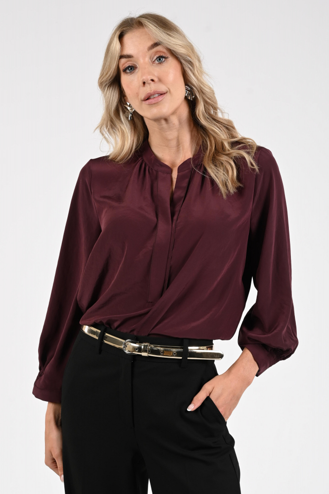 Luisa Cerano 228633-3597 Blouse lange mouw Rood