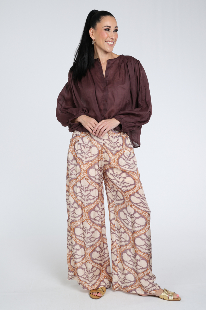 Summum 2s3508-12462 Blouse lange mouw Rood