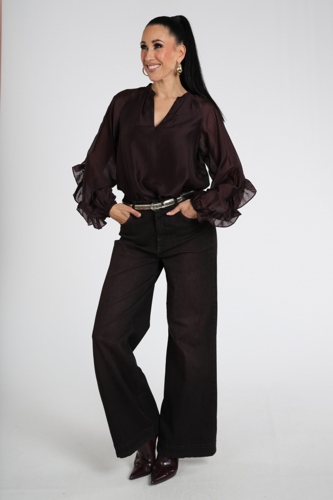 Beaumont BC18821263 Amanda Blouse lange mouw Rood