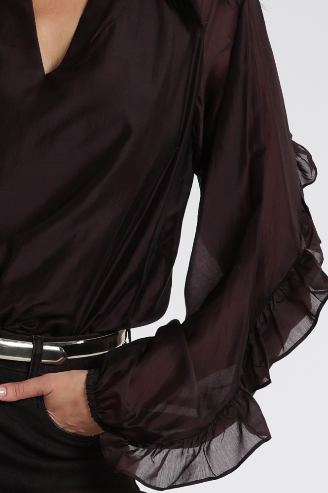 Beaumont BC18821263 Amanda Blouse lange mouw Rood