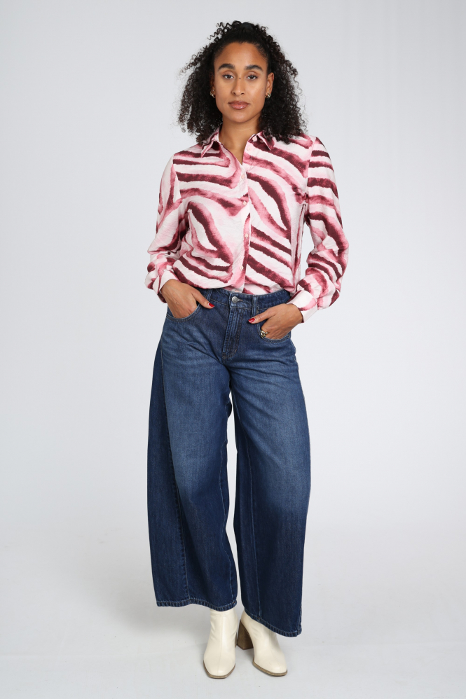 Geisha 63721-20 Blouse lange mouw Rood