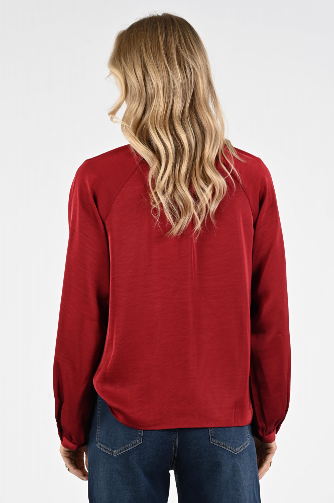 Geisha 53544-14 Blouse lange mouw Rood