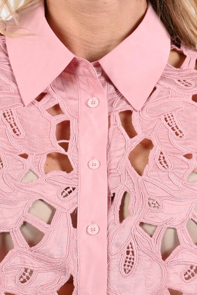 Nukus NKS02228 Blouse lange mouw Roze