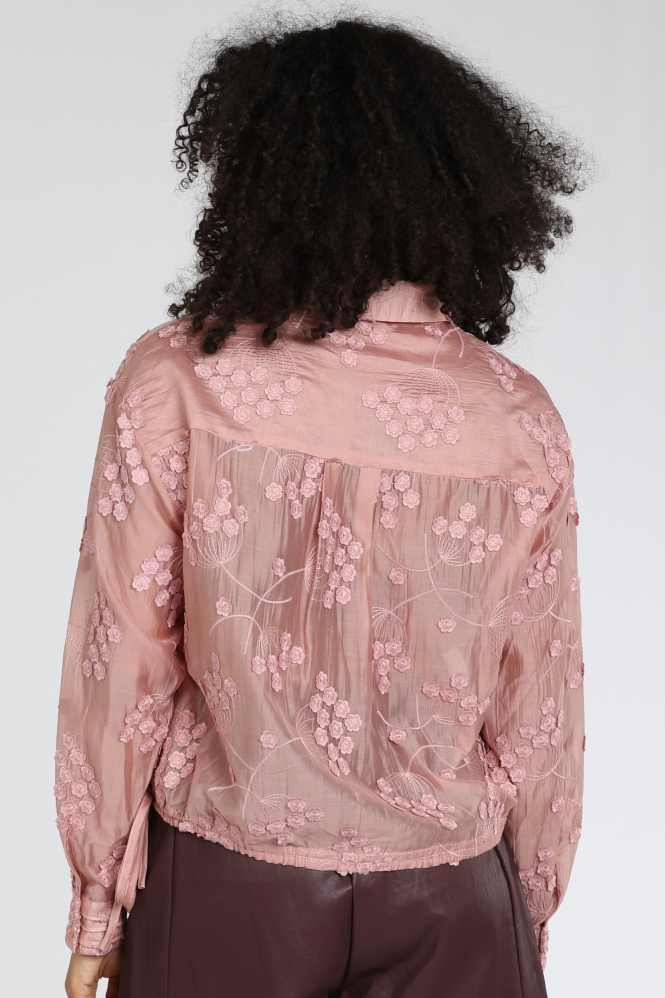 Nukus NKF02177 Blouse lange mouw Roze