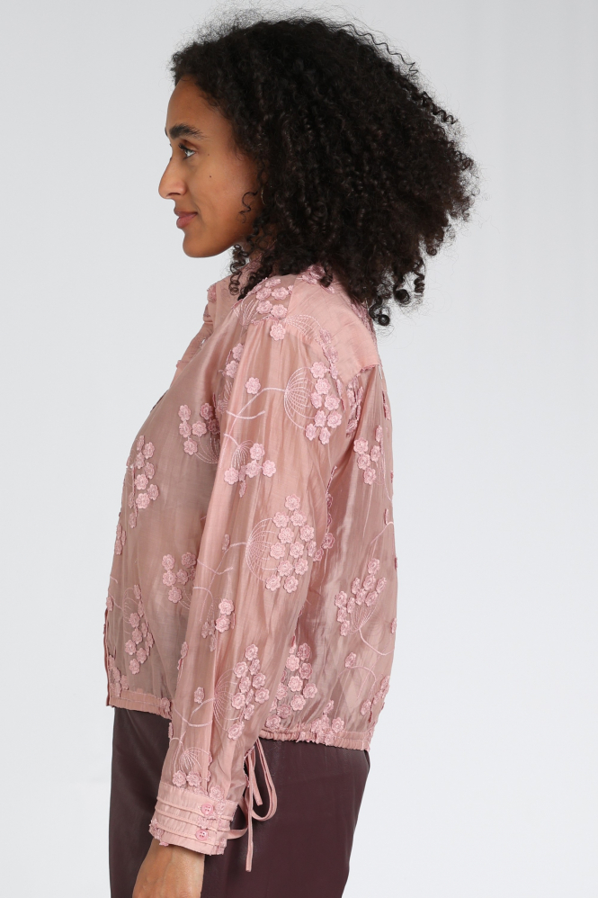 Nukus NKF02177 Blouse lange mouw Roze