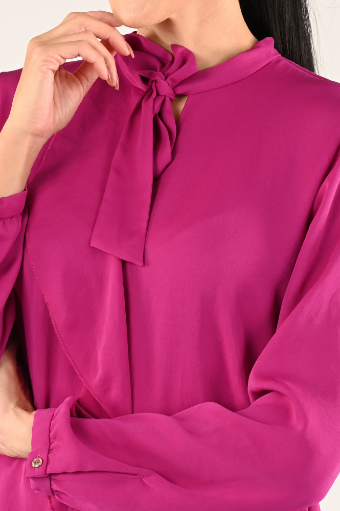 Marc Cain XC 51.18 W39 Blouse lange mouw Roze