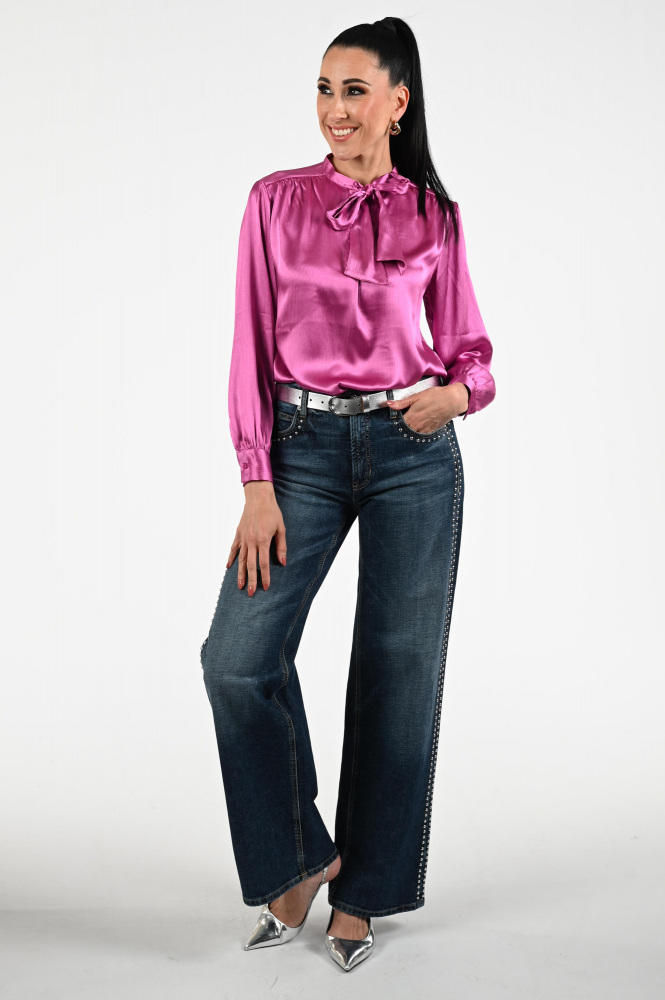 Geisha 53546-14 Blouse lange mouw Roze