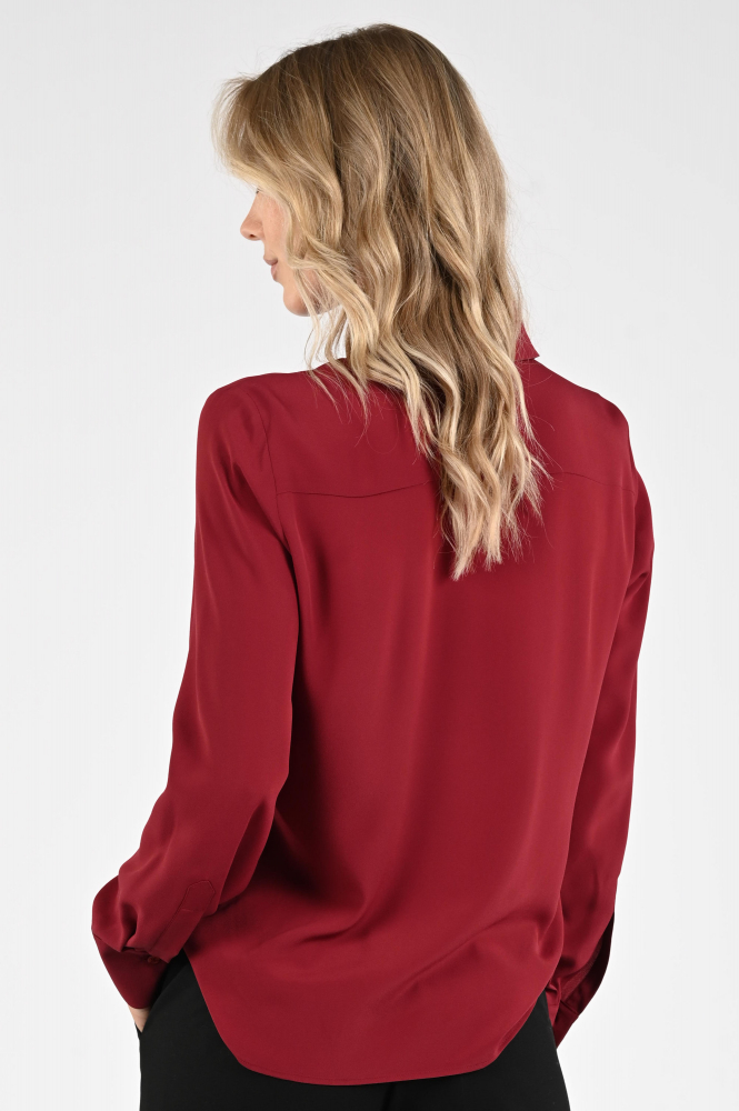 Luisa Cerano 228611-2179 Blouse lange mouw Rood