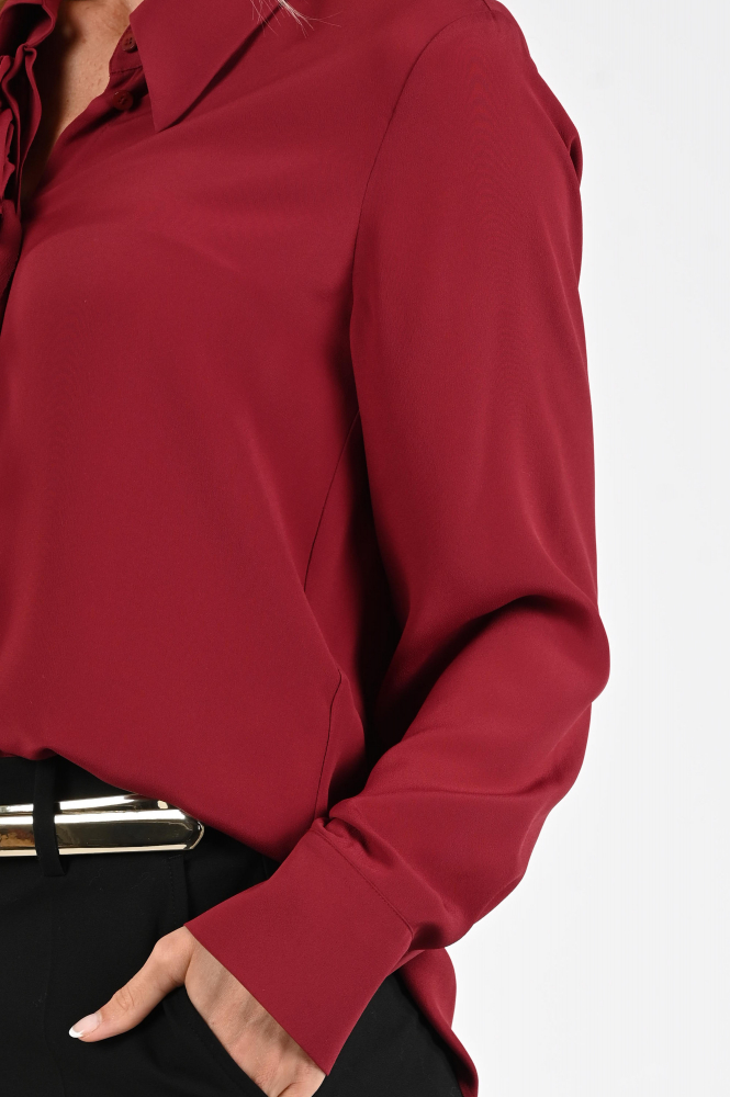 Luisa Cerano 228611-2179 Blouse lange mouw Rood