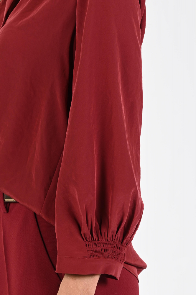 Luisa Cerano 228633-3597 Blouse lange mouw Rood