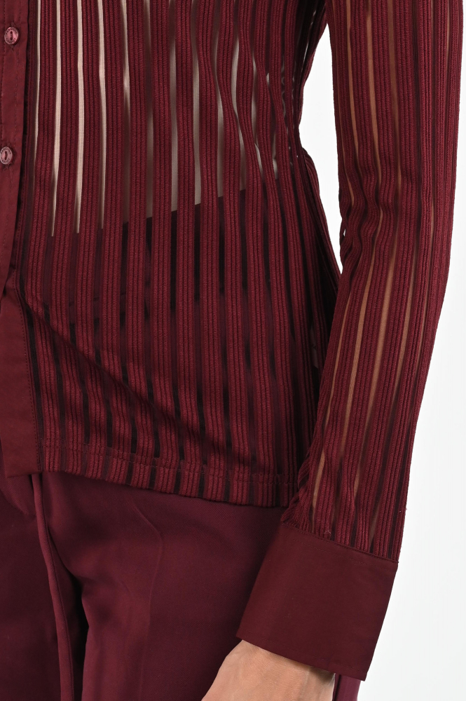 Fabienne Chapot CLTBLS30AW256602 Blouse lange mouw Rood