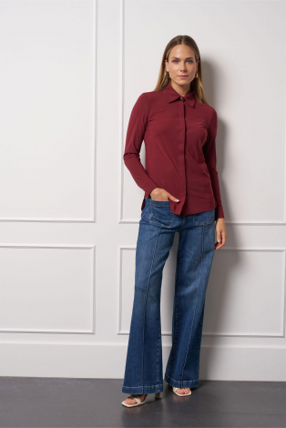 Studio Anneloes Poppy gold blouse   Rood