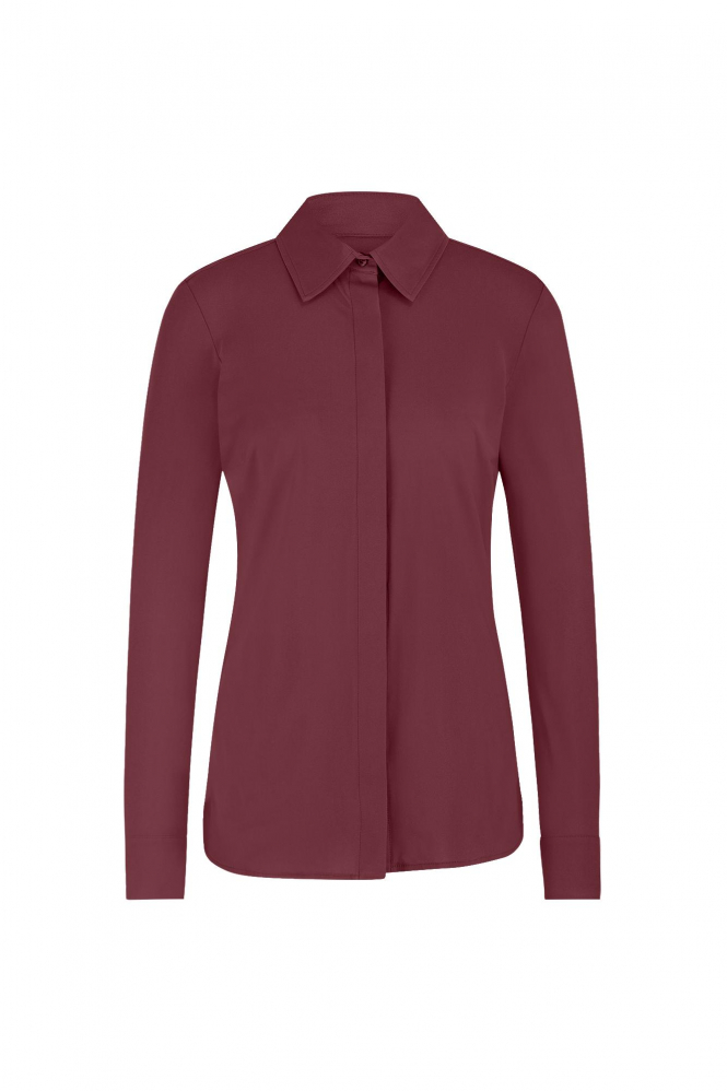 Studio Anneloes Poppy gold blouse   Blouse lange mouw Rood