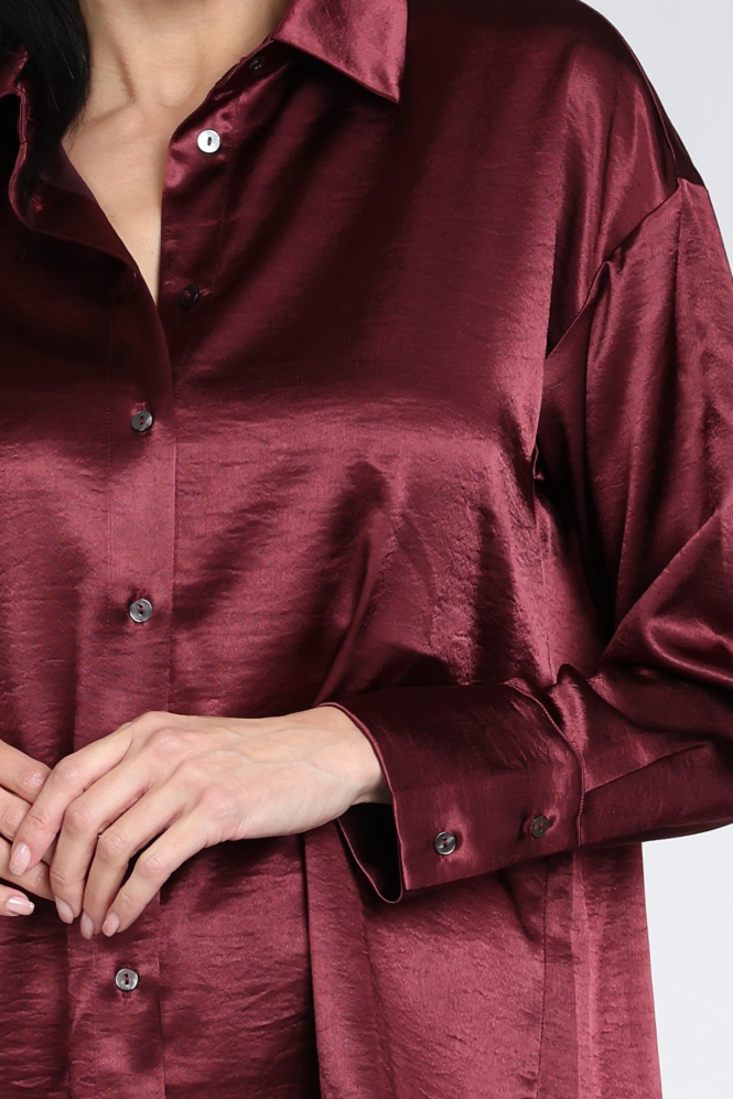 Geisha 63508-10 Blouse lange mouw Rood