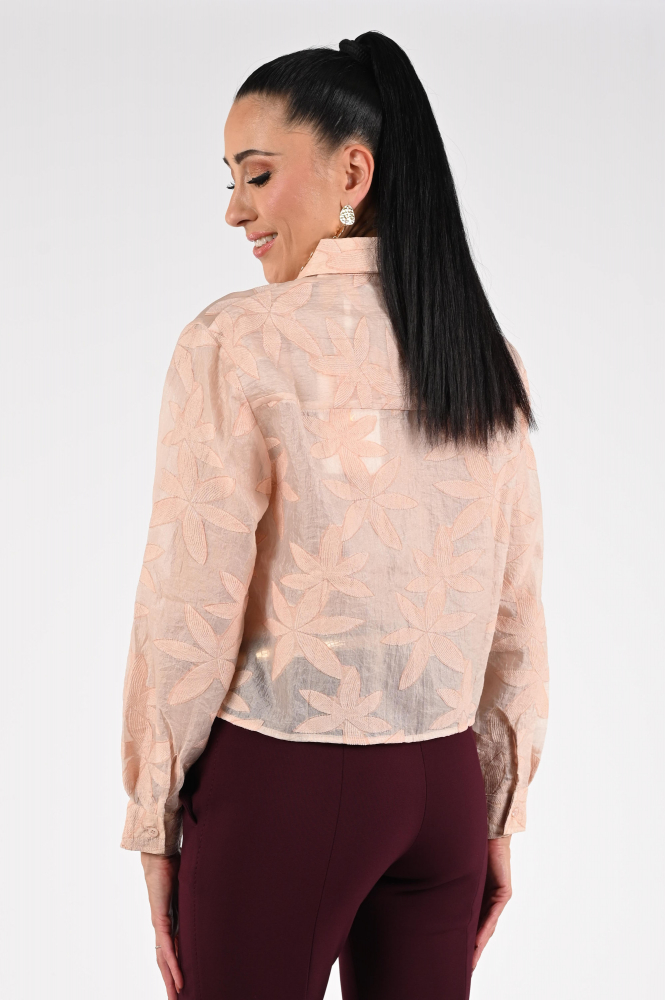 Nukus NKF02024 Blouse lange mouw Roze
