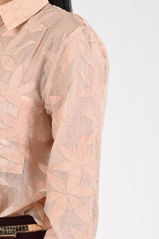 Nukus NKF02024 Blouse lange mouw Roze
