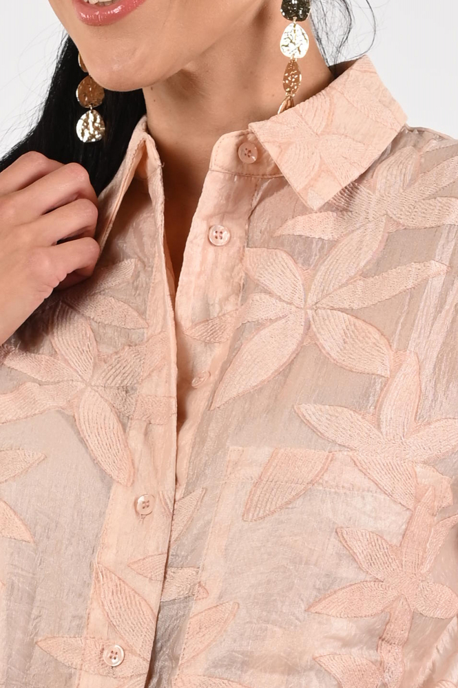Nukus NKF02024 Blouse lange mouw Roze
