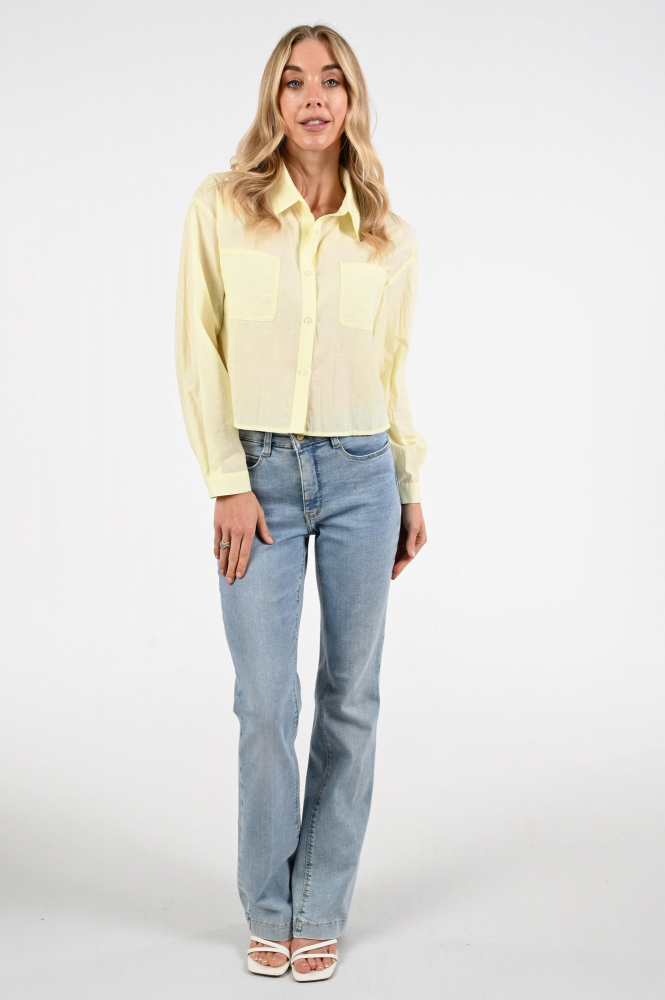 Aimée the label louen Blouse lange mouw Geel