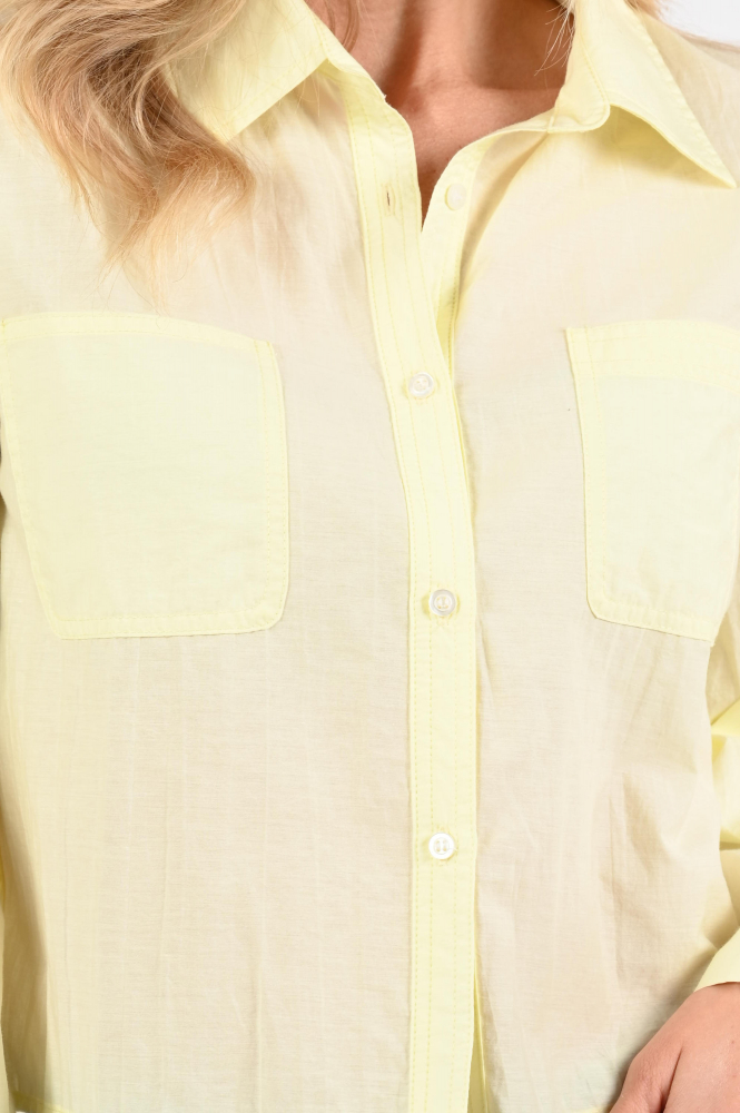 Aimée the label louen Blouse lange mouw Geel