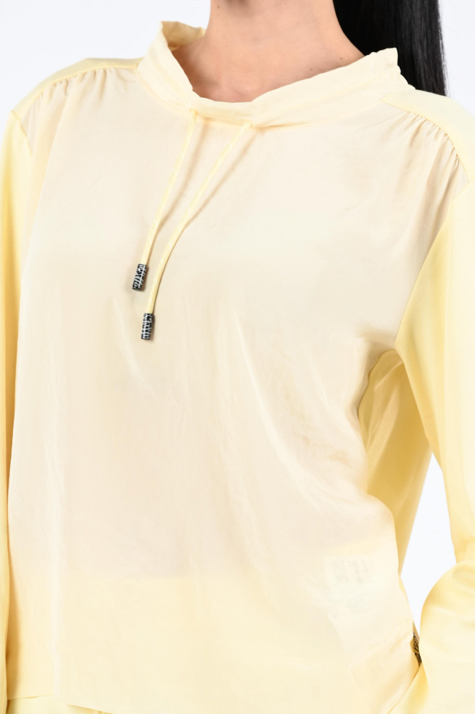 Marc Cain Sports AS 55.05 J67 Blouse lange mouw Geel