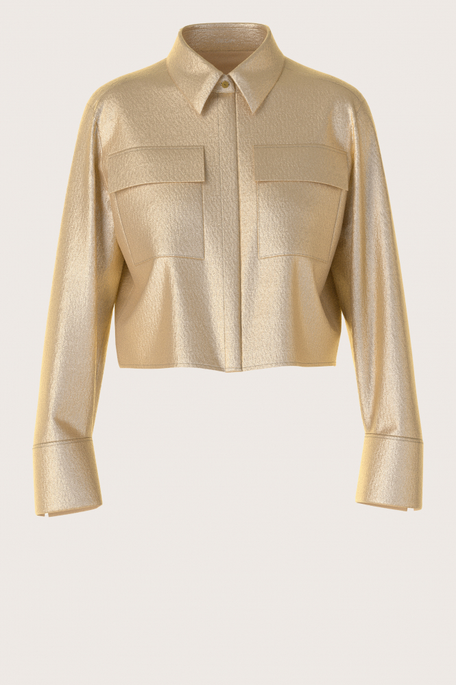 Marc Cain XC 51.28 W65 Blouse lange mouw Geel