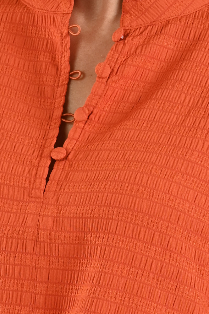 Geisha 33840-47 Blouse lange mouw Oranje