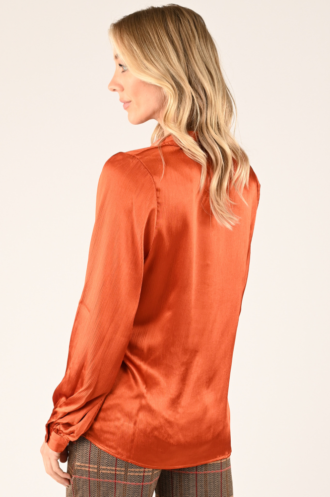 Geisha 43540-14 Blouse lange mouw Oranje