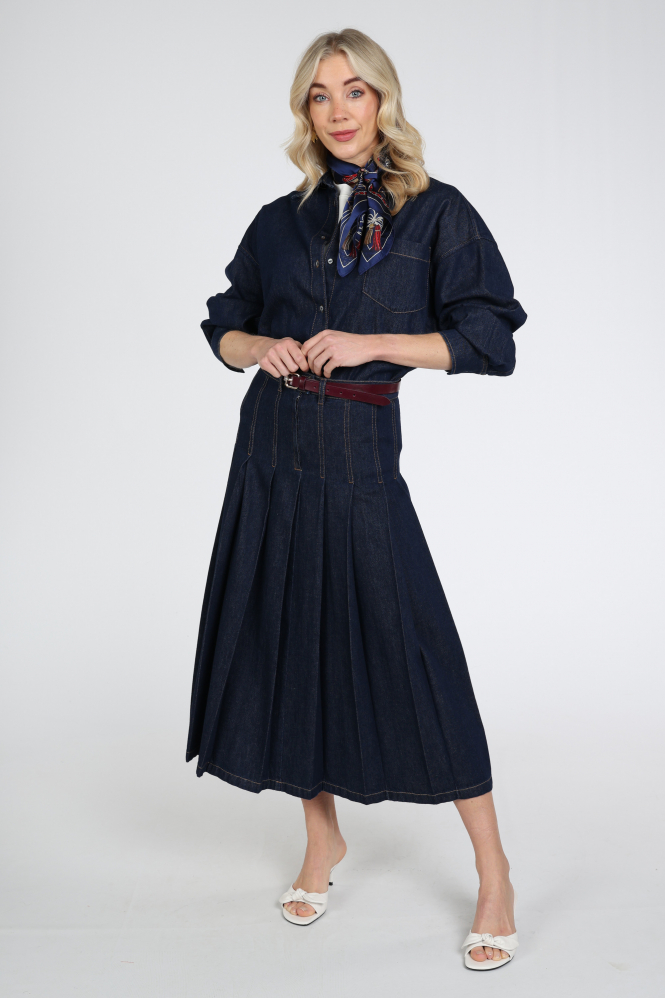 MaxMara Foggia mm10510 Blouse lange mouw Blauw